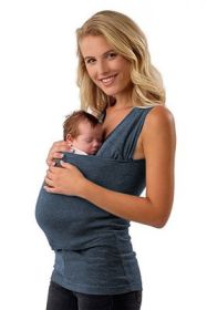 Leisure mother kangaroo multifunction vest (Option: Grey-M-Women)