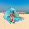 Pop Up Beach Tent Sun Shade Shelter Anti-UV Automatic Waterproof Tent Canopy for 2/3 Man w/ Net Window Storage Bag