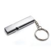 Portable Aluminum Safety Whistle For Outdoor Camping Backpacking Hiking; Emergency Survival Tool